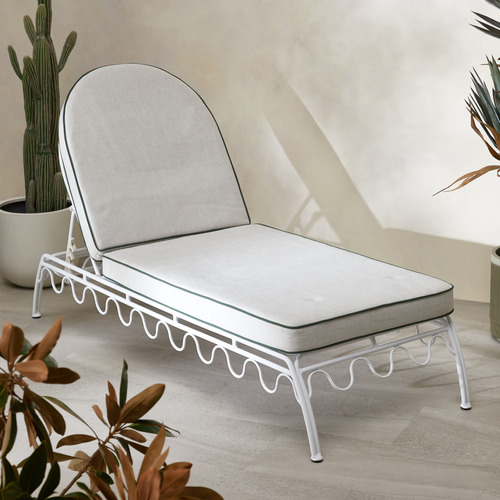 Wrought ir s fashion sun loungers